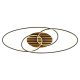 Lustre aplicate - Lustra LED aplicta design circular TISHA I