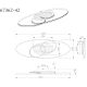 Lustre aplicate - Lustra LED aplicta design circular TISHA I