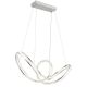 Pendule, Lustre suspendate - Lustra LED suspendata cu telecomanda EVANGELINE