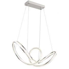 Lustra LED suspendata cu telecomanda EVANGELINE