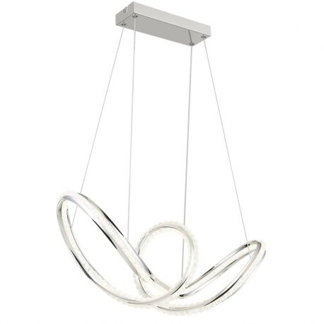 Pendule, Lustre suspendate - Lustra LED suspendata cu telecomanda EVANGELINE