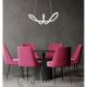 Pendule, Lustre suspendate - Lustra LED suspendata cu telecomanda EVANGELINE