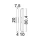 Aplice - Aplica LED iluminat exterior IP65 TASK 22W