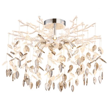 Lustre aplicate - Lustra aplicata Danna crom/ fumuriu