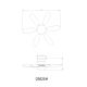 Lustre cu ventilator - Lustra LED cu Ventilator si telecomanda DELORES negru/ efect de lemn