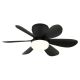 Lustre cu ventilator - Lustra LED cu Ventilator si telecomanda DELORES negru