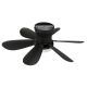 Lustre cu ventilator - Lustra LED cu Ventilator si telecomanda DELORES negru