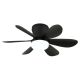 Lustre cu ventilator - Lustra LED cu Ventilator si telecomanda DELORES negru