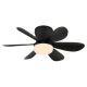 Lustre cu ventilator - Lustra LED cu Ventilator si telecomanda DELORES negru