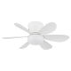 Lustre cu ventilator - Lustra LED cu Ventilator si telecomanda DELORES alb