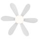 Lustre cu ventilator - Lustra LED cu Ventilator si telecomanda DELORES alb