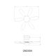 Lustre cu ventilator - Lustra LED cu Ventilator si telecomanda DELORES alb/ nisip mat
