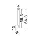 Stalpi - Stalp LED iluminat exterior IP65 BRANT H-66cm
