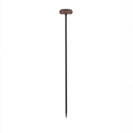 Tarusi - Corp iluminat exterior decorativ cu tarus CAMI H-80cm, ciment rosu