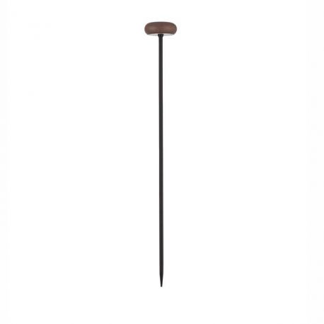 Tarusi - Corp iluminat exterior decorativ cu tarus CAMI H-80cm, ciment rosu
