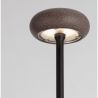 Corp iluminat exterior decorativ cu tarus CAMI H-110cm, ciment rosu