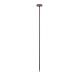Tarusi - Corp iluminat exterior decorativ cu tarus CAMI H-110cm, ciment rosu