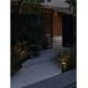 Tarusi - Corp iluminat exterior decorativ cu tarus CAMI H-110cm, ciment rosu