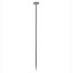 Tarusi - Corp iluminat exterior decorativ cu tarus CAMI H-110cm, ciment negru