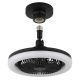 Lustre cu ventilator - Lustra LED cu Ventilator si telecomanda LIDEA negru