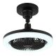 Lustre cu ventilator - Lustra LED cu Ventilator si telecomanda LIDEA negru