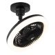 Lustre cu ventilator - Lustra LED cu Ventilator si telecomanda LIDEA negru