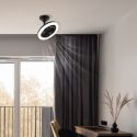 Lustra LED cu Ventilator si telecomanda LIDEA negru