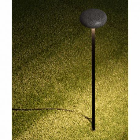 Tarusi - Corp iluminat exterior decorativ cu tarus CAMI H-80cm, ciment negru