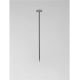 Tarusi - Corp iluminat exterior decorativ cu tarus CAMI H-80cm, ciment negru