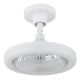 Lustre cu ventilator - Lustra LED cu Ventilator si telecomanda LIDEA alb