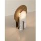 Veioze - Veioza, Lampa de masa LED din alabastru si aluminiu AVIEL