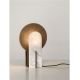 Veioze - Veioza, Lampa de masa LED din alabastru si aluminiu AVIEL