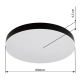 Plafoniere - Plafoniera LED design circular MATTHEW negru