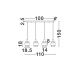 Pendule, Lustre suspendate - Lustra moderna cu 4 pendule SERENA
