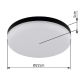 Plafoniere - Mini Plafoniera LED design circular MATTHEW negru