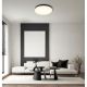 Plafoniere - Plafoniera LED design circular MATTHEW negru