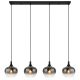 Pendule, Lustre suspendate - Lustra moderna cu 4 pendule MAXY