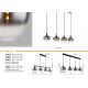 Pendule, Lustre suspendate - Lustra moderna cu 4 pendule MAXY
