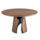 Masa rotunda design LUX Walnut 140cm