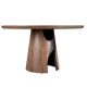 Mese dining - Masa rotunda design LUX Walnut 140cm