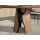 Mese dining - Masa rotunda design LUX Walnut 140cm