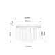 Plafoniere - Lustra tavan moderna GORLEY 5L