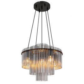 Candelabre, Lustre - Lustra moderna suspendata GORLEY fumurie
