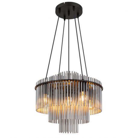 Candelabre, Lustre - Lustra moderna suspendata GORLEY fumurie