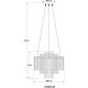 Candelabre, Lustre - Lustra moderna suspendata GORLEY satin