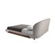 Paturi - Pat dublu tapitat design LUX Light grey 180x200cm