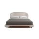 Paturi - Pat dublu tapitat design LUX Light grey 180x200cm