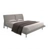 Pat dublu tapitat design LUX Dark grey 180x200cm