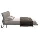 Paturi - Pat dublu tapitat design LUX Dark grey 180x200cm