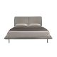 Paturi - Pat dublu tapitat design LUX Dark grey 180x200cm